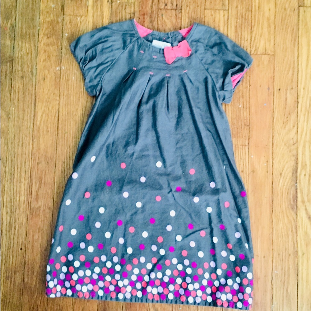 Gymboree Girl’s Grey Dots Holiday Party Dress